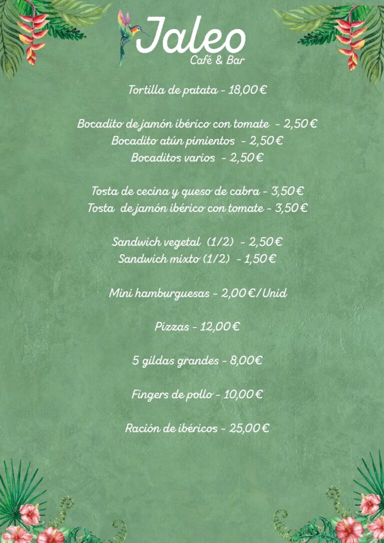 Carta Jaleo